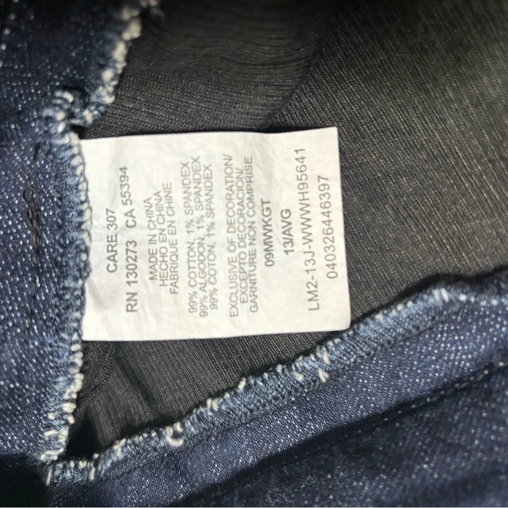 Wrangler Blue Denim Skirt with Black Fringe - Picture 9 of 10